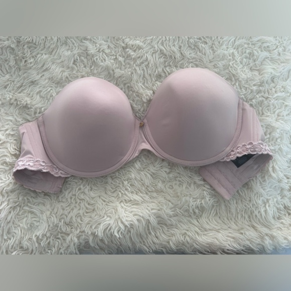 Natori Soft‎ Pink Lace Accent Bra